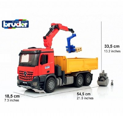 camion mercedes benz arocs con gru