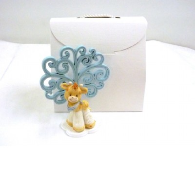 albero in legno con applicazione giraffa