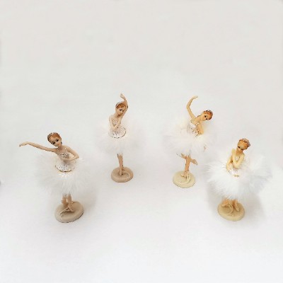 12 ballerine piccole su base
