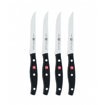 4 coltelli per bistecca inox pollux