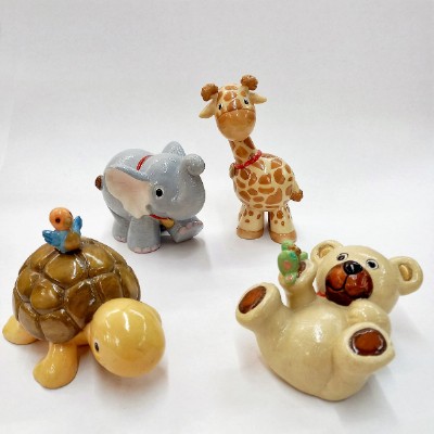 animaletti grandi in porcellana 