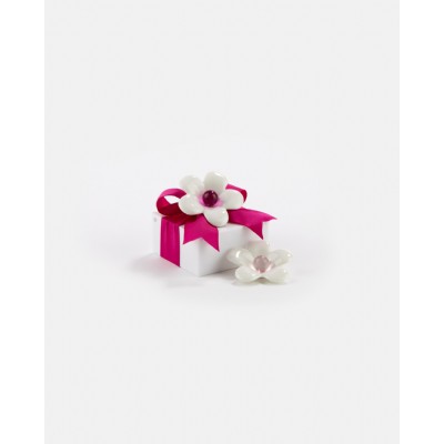 legno -  applicazione fiore piccolo