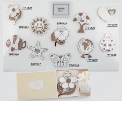 apribottiglia sole bianco-beige con magnete