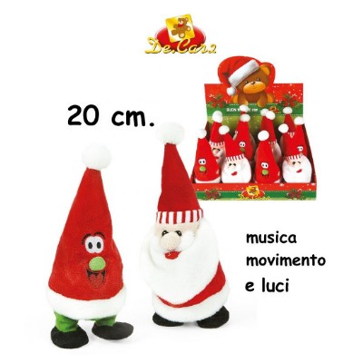 babbo - cappello peluche con movimento e musica