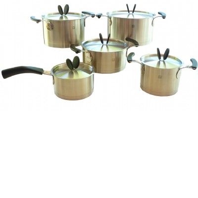 batteria di pentole acciaio inox twin ivi
