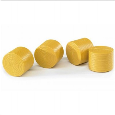 set 4 balle fieno rotonde