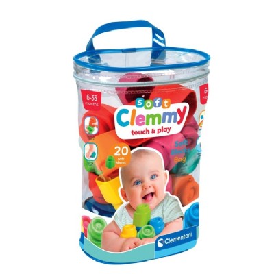 clemmy sacca con 20 mattoncini