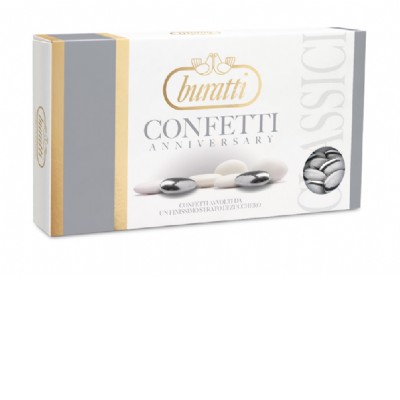 confetti interi pelata colore argento kg 1
