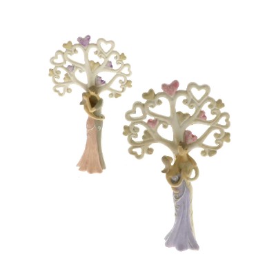 coppia sposi serena con albero della vita
