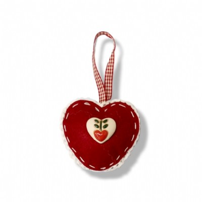 cuore in feltro