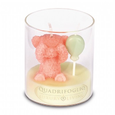 fiaba cup candle rosa dm 7 h 8 c box