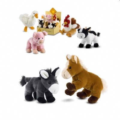 i piccoli plush animali della fattoria