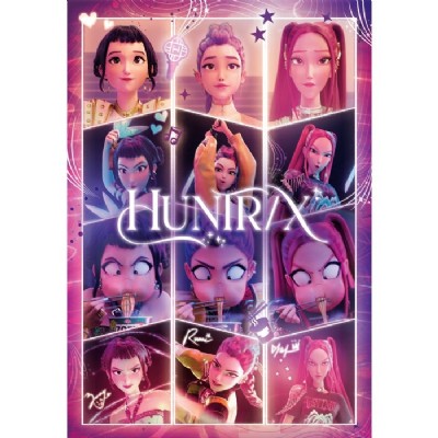 kpop demon hunters puzzle 104 pz super