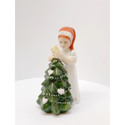 mini elsa bianca con albero