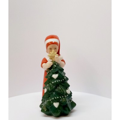 mini elsa rossa con albero