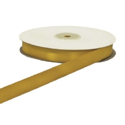 nastro 25 mm doppio raso oro
