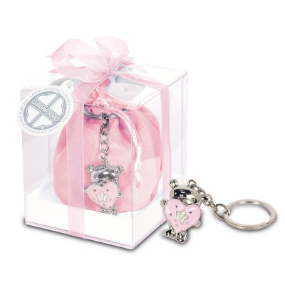 nuvola p/chiavi rosa cm 10 c/box