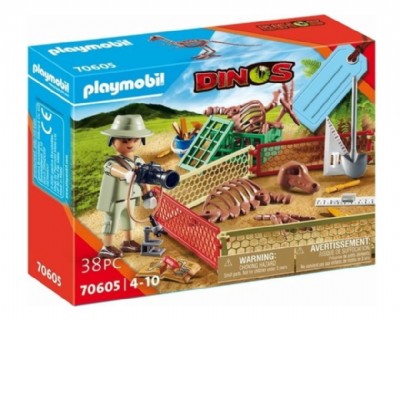 play mobil -  set paleontologo  (70605)