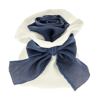 sacchettino portaconfetti bag quadro blu