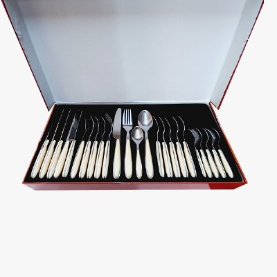niki' servizio posate 24 pz inox avorio