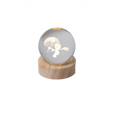 sfera piccola principe con luce