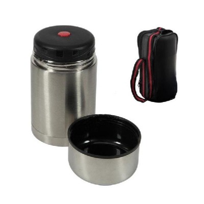 thermos portavivande inox con custodia 0,75 lt