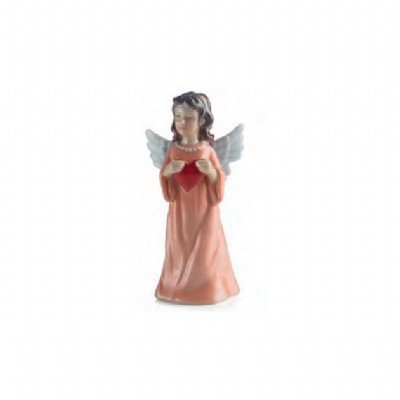 angelo custode rosa in porcellana royal copenhagen