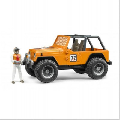 jeep cross country arancio con personaggio