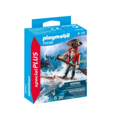play mobil - pirata e squalo (70598)