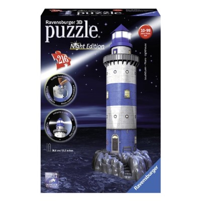 puzzle 3d - faro night edition