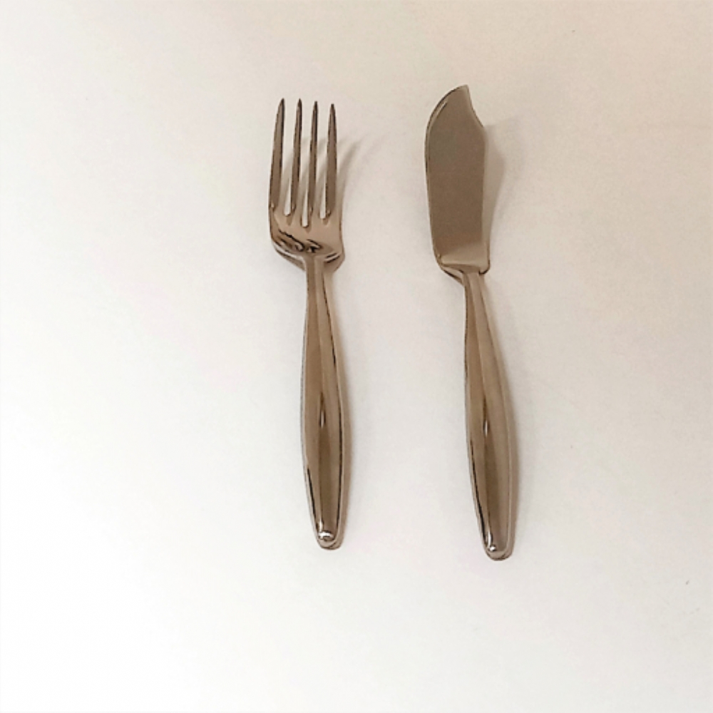 Set di 12 posate da pesce in Neuvième art | Maisons du Monde Set di 12 posate da pesce in Neuvième art | Maisons du Monde
